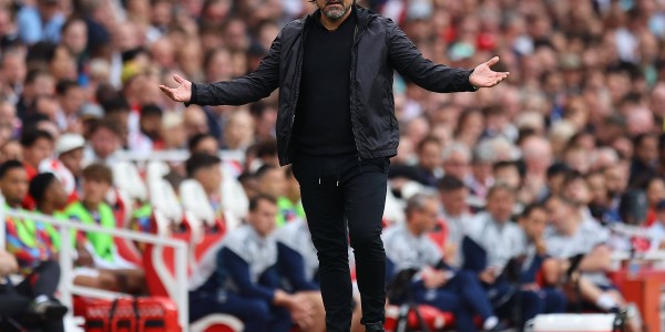 利兹联主帅：定位球丢球令人恼火，阿森纳5射正进5球太高效